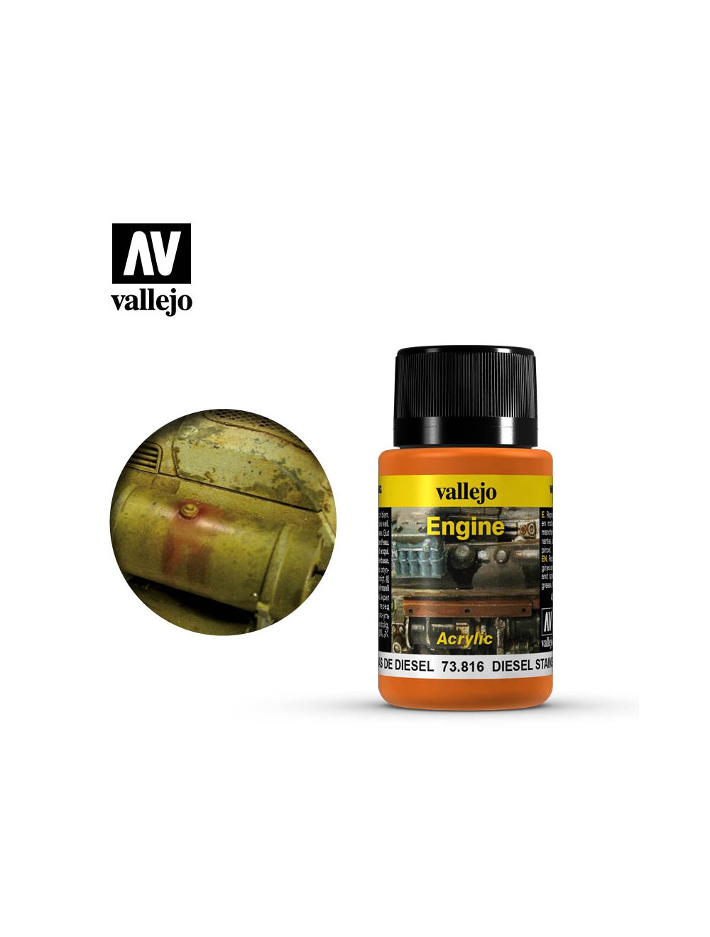 Vallejo 73816 diesel stains weathering effects