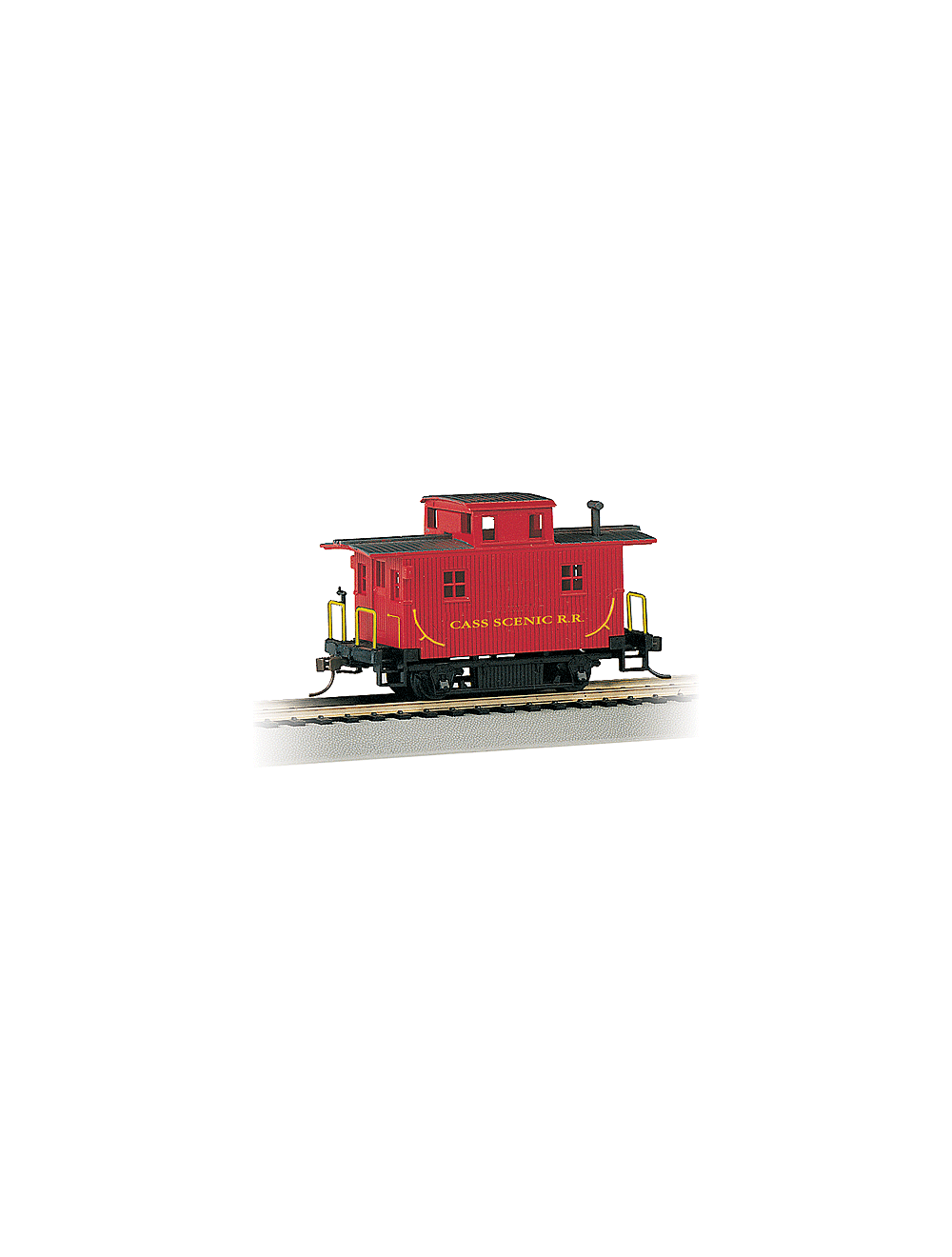 Silver Series Bachmann 18445 HO-Scale Cass Scenic RR Bobber Caboose 