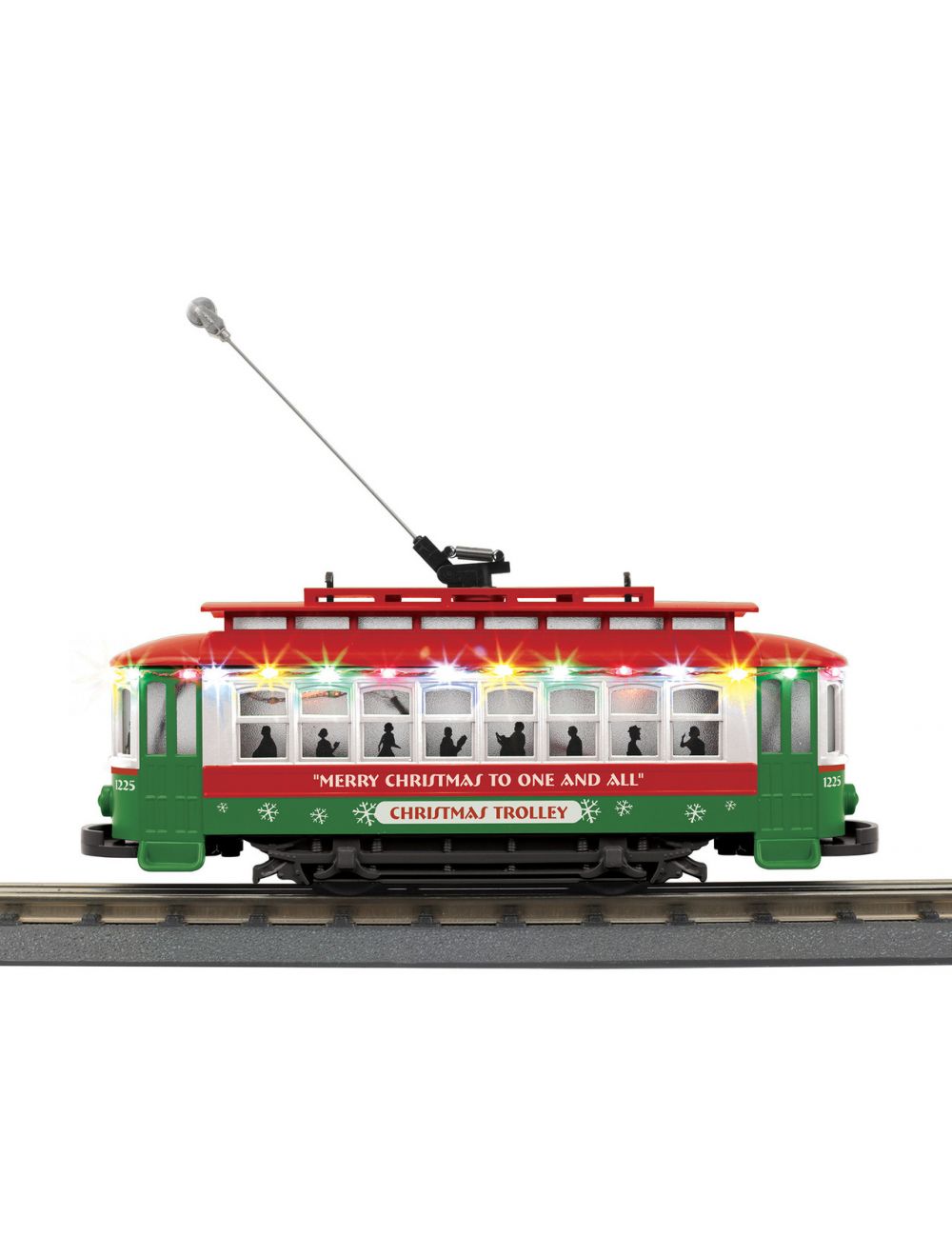 MTH 305200 Christmas trolley w/lights