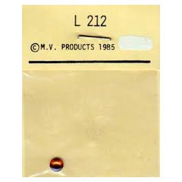 .086" Amber pkg Products #202 Headlight Lens Set M.V 4 